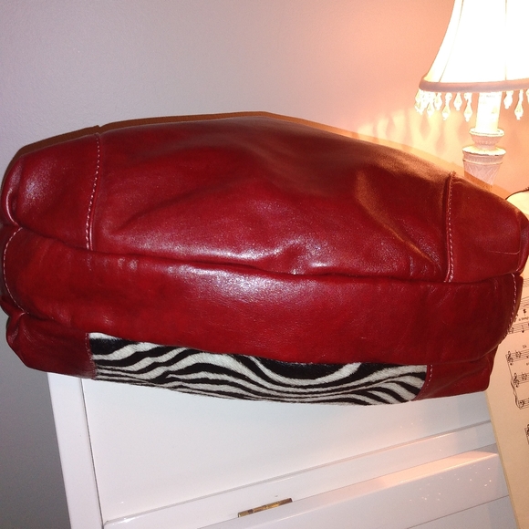 Marco Buggiani Genuine Leather & Fur Italian Bag - Picture 8 of 9